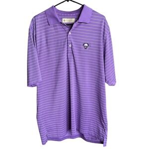 Donald Ross Cherry Valley Country Club Embroidered Purple White Large Golf
